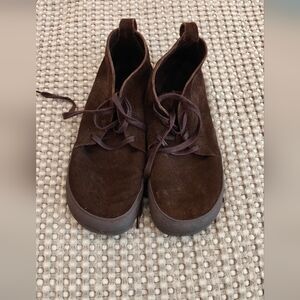 Leather Suede Texture Mens Shoes Size 9